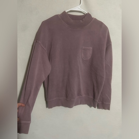 Madewell Garment-Dyed (Re)sourced Cotton Studio Mockneck Sweatshirt - Picture 4 of 9